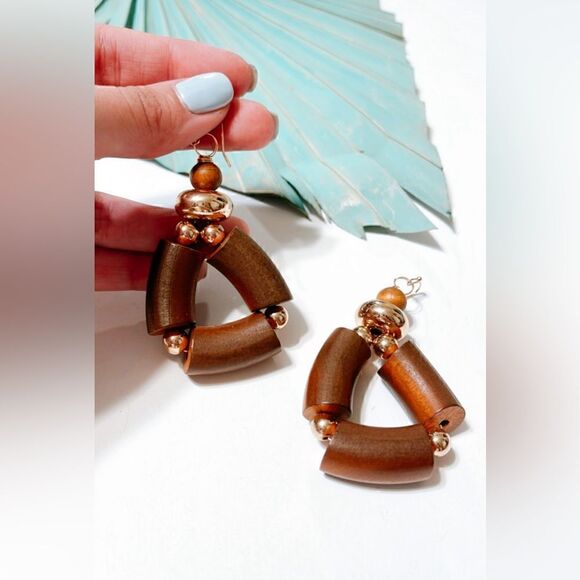 Boho statement earrings S168 - Picture 1 of 2